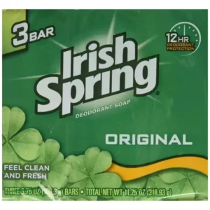 Irish Spring Deodorant Soap 106.3g Original 3 Bar