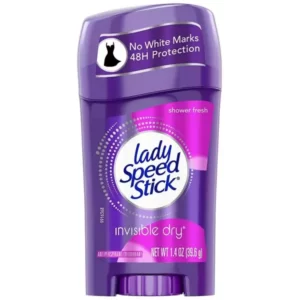 Lady Speed Stick Deodorant 39.6g Invisible Dry Shower Fresh