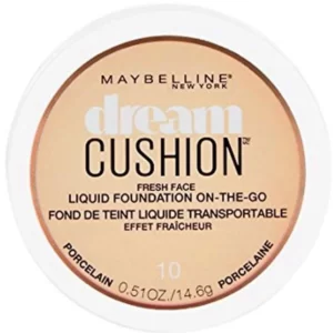 Maybelline Liquid Foundation 14.6g New York Dream Cushion Fresh Face 10 Porcelain